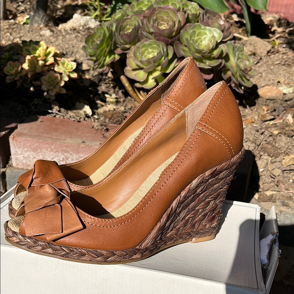 FORTH & TOWNE peanut butter bow espdrille